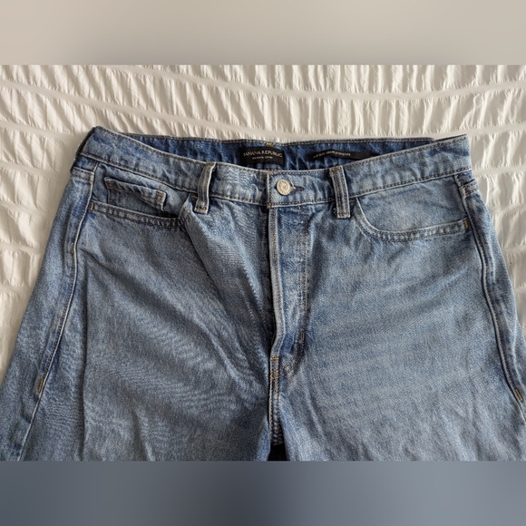 BANANA REPUBLIC mid rise loose stovepipe Jeans Sz.29 - Picture 4 of 7